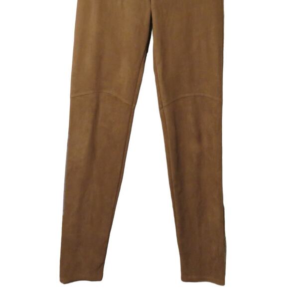 Lysse Faux Suede Leggings High Waisted Pants Pull On Stretch Tan XS NWOT - Picture 6 of 13